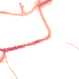 Night-time road noise heatmap for TA1 3EZ