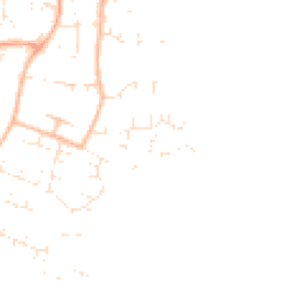Daytime road noise heatmap for TA1 3RE