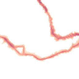 Night-time road noise heatmap for TA1 4BB