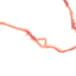 Night-time road noise heatmap for TA1 4DQ