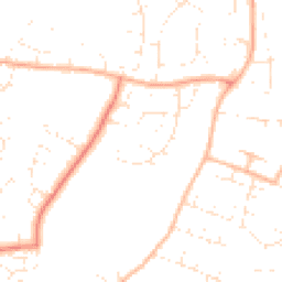 Daytime road noise heatmap for TA1 4TQ