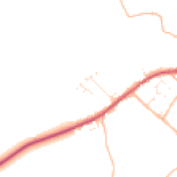 Daytime road noise heatmap for TA10 0AF