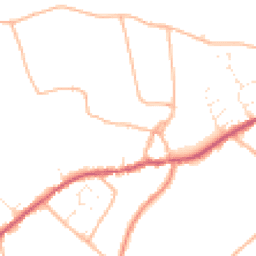 Daytime road noise heatmap for TA10 0HH