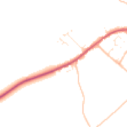 Daytime road noise heatmap for TA10 0HU