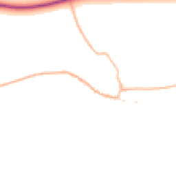 Daytime road noise heatmap for TA10 9HY