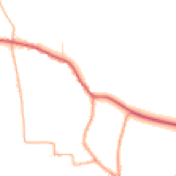 Daytime road noise heatmap for TA10 9NB