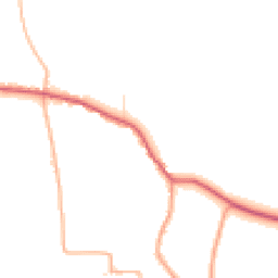 Daytime road noise heatmap for TA10 9NE