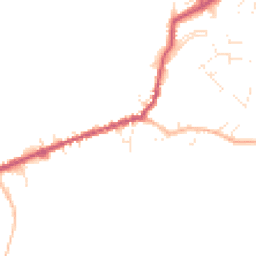 Daytime road noise heatmap for TA10 9PL