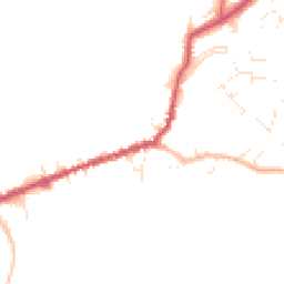 Daytime road noise heatmap for TA10 9PW