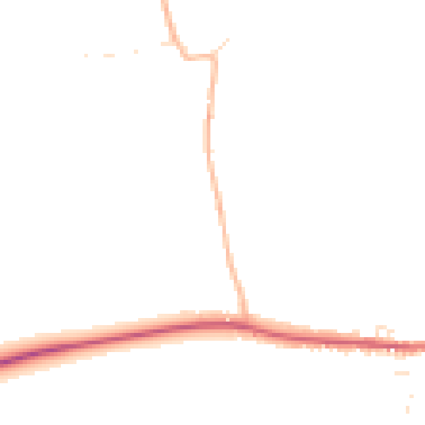 Daytime road noise heatmap for TA11 6BJ