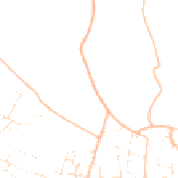 Daytime road noise heatmap for TA11 6JB