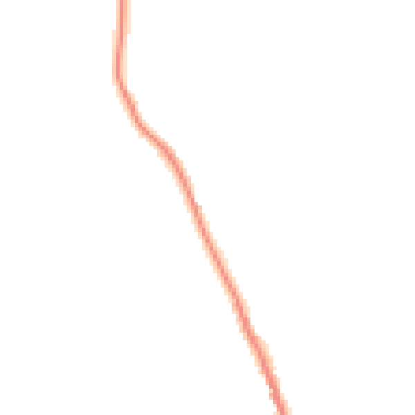Night-time road noise heatmap for TA11 6PU