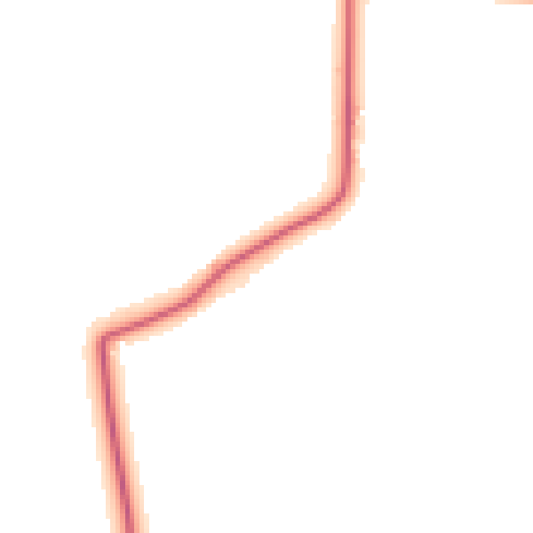 Daytime road noise heatmap for TA11 7JQ