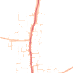 Daytime road noise heatmap for TA12 6GZ