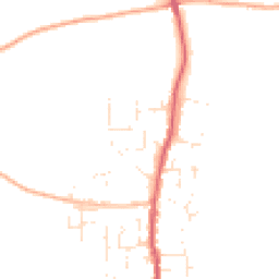 Daytime road noise heatmap for TA12 6HR