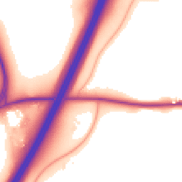 Daytime road noise heatmap for TA3 5AD