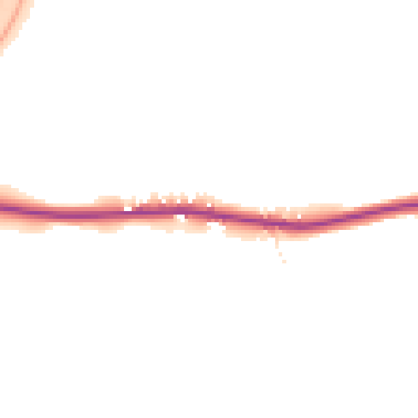 Daytime road noise heatmap for TA3 5AG