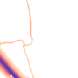 Daytime road noise heatmap for TA3 5NP