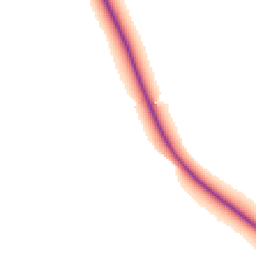 Night-time road noise heatmap for TA3 5RH