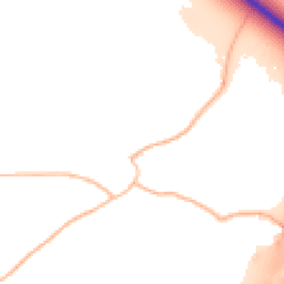 Daytime road noise heatmap for TA3 5RJ