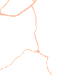 Daytime road noise heatmap for TA3 6AJ