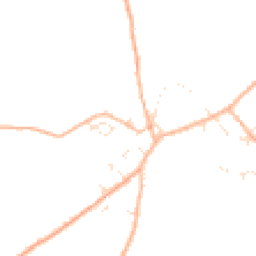 Daytime road noise heatmap for TA3 6EA