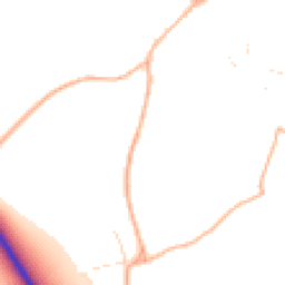 Daytime road noise heatmap for TA3 6TH
