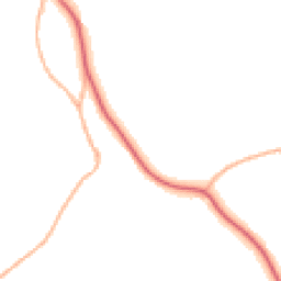 Daytime road noise heatmap for TA3 7BX