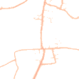 Daytime road noise heatmap for TA3 7HB