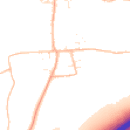 Daytime road noise heatmap for TA3 7HN