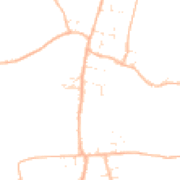 Daytime road noise heatmap for TA3 7HU
