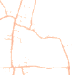 Daytime road noise heatmap for TA3 7LG