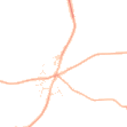 Daytime road noise heatmap for TA3 7QU