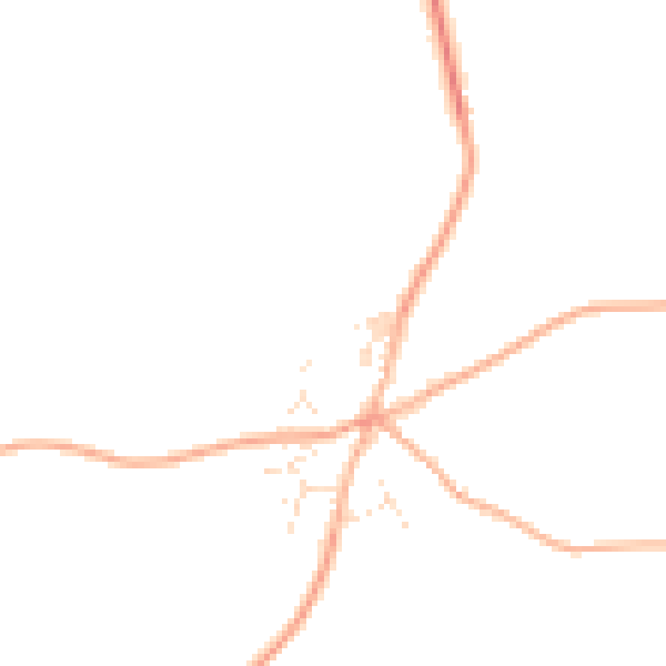 Daytime road noise heatmap for TA3 7RD