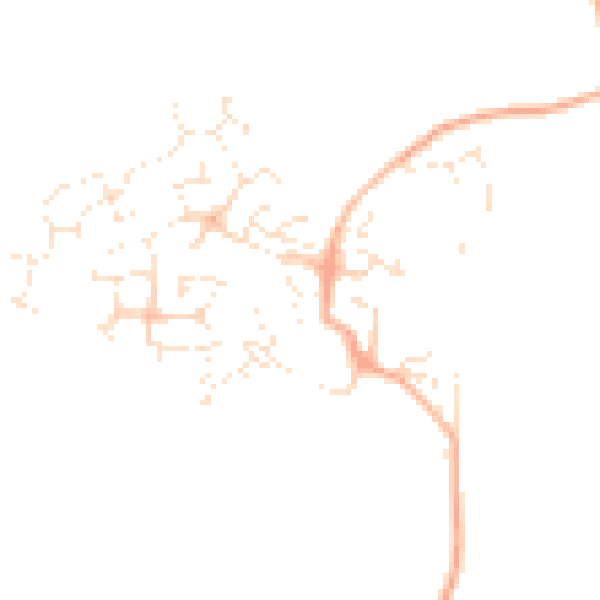 Daytime road noise heatmap for TA4 1HY