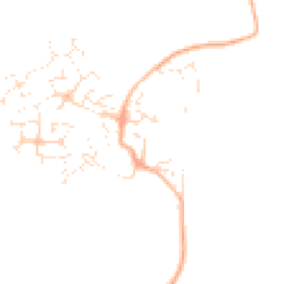 Daytime road noise heatmap for TA4 1JD