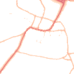Daytime road noise heatmap for TA4 1LS