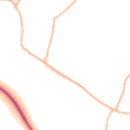 Daytime road noise heatmap for TA4 1RG