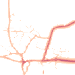 Daytime road noise heatmap for TA4 2NS