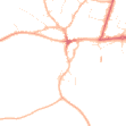 Daytime road noise heatmap for TA4 2PE