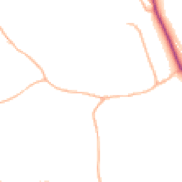 Daytime road noise heatmap for TA4 3HL