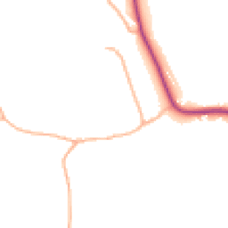 Daytime road noise heatmap for TA4 3JD