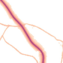 Daytime road noise heatmap for TA4 4AH