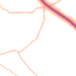 Daytime road noise heatmap for TA4 4LR