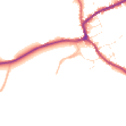Daytime road noise heatmap for TA4 4NS