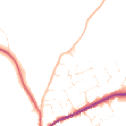 Daytime road noise heatmap for TA4 4SB