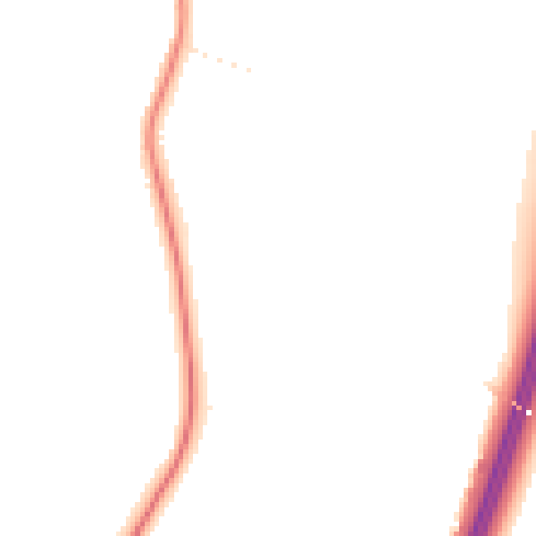 Night-time road noise heatmap for TA6 6HS