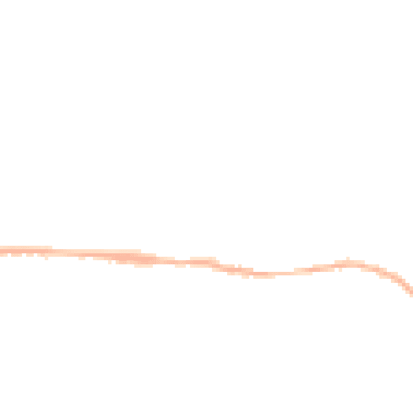 Night-time road noise heatmap for TF1 5DB