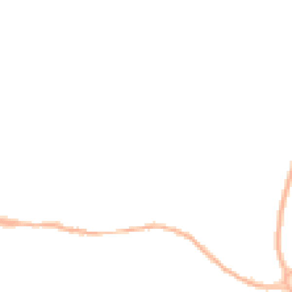 Night-time road noise heatmap for TF1 5FN