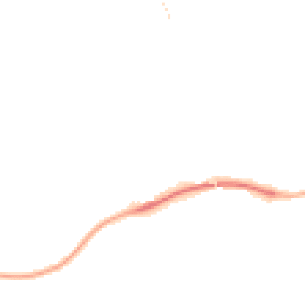 Night-time road noise heatmap for TF2 7AE